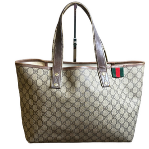 Gucci GG Supreme Web Loop Canvas Tote Bag
